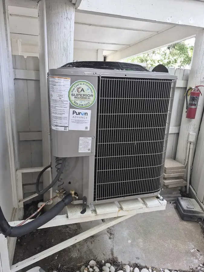 Completed AC condenser replacement in Santa Rosa Beach